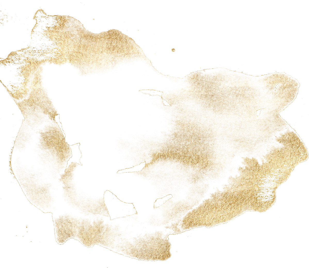 Watercolor golden background