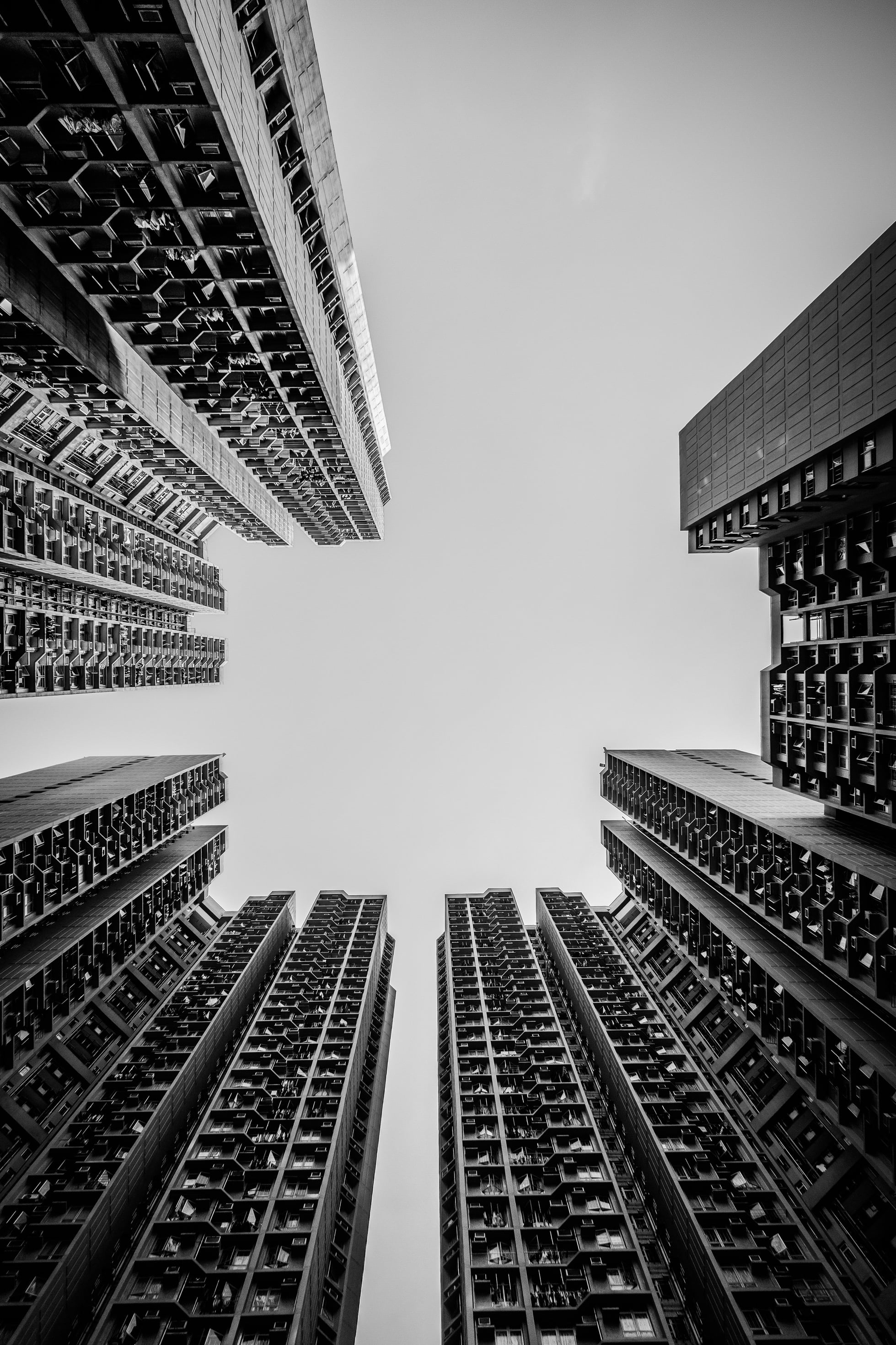 Black and White city architecture